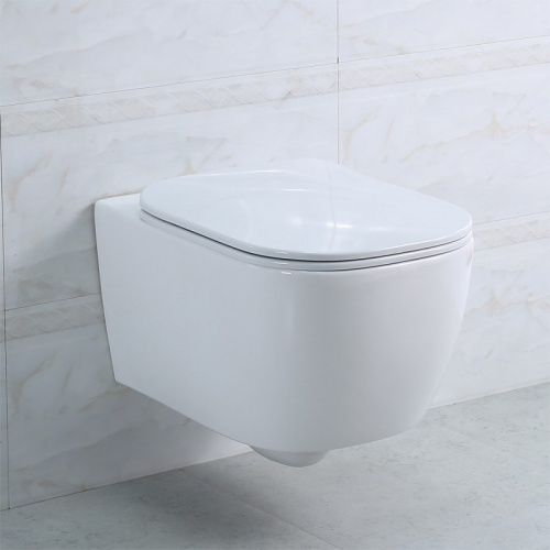 Сиденье быстросъемное, дюропласт, soft close, металлическое крепление BelBagno, серия GENOVA