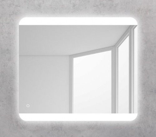 BELBAGNO SPC-CEZ-800-700-LED Зеркало с встроенным светильником и кнопочным выключателем, 12W, 220-240V, 800x30x700 
