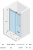Душевая дверь в нишу Riho Baltic B104 98 x 210 см Душевая дверь в нишу Riho Baltic B104 98 x 210 см