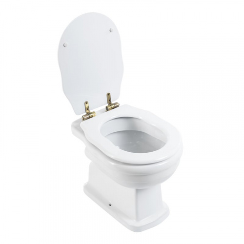 Унитаз приставной с горизонтальным выпуском BelBagno Boheme BB115CB