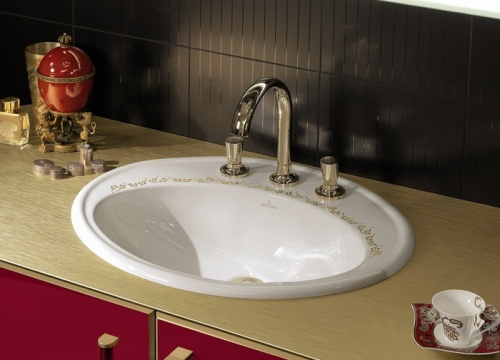 Раковина накладная Villeroy&Boch Amadea 6198 63R1/R2, 63,5*52,5 см