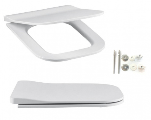Унитаз-компакт Santek Лайн rimless 2Р SC Slim 1.WH50.1.573, безободковый, с крышкой-сиденьем Soft Close