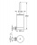 Ершик для туалета с держателем Grohe Selection 41076A00, черный графит глянец