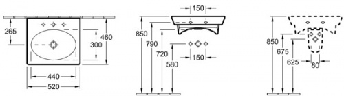 Раковина Villeroy&Boch La Belle 7324 50R1