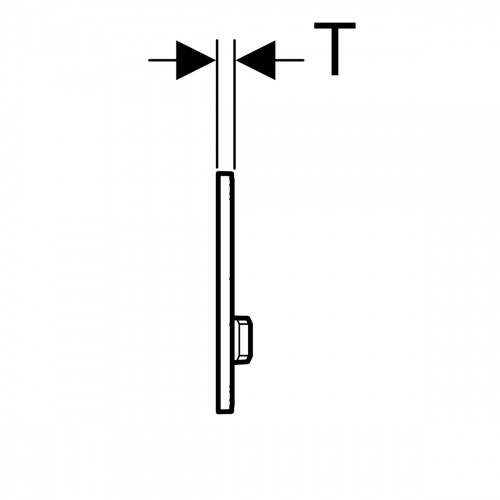Смывная клавиша Geberit Sigma50, двойной смыв