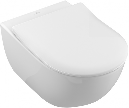 Унитаз подвесной Villeroy&Boch Subway 2.0 5614R201 alpin, крышка с микролифтом