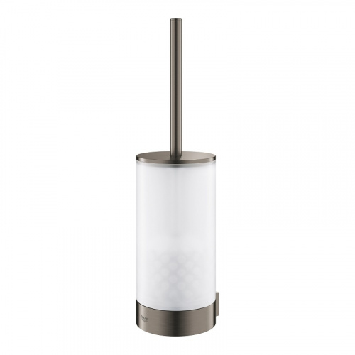 Ершик для туалета с держателем Grohe Selection 41076AL0, черный графит матовый