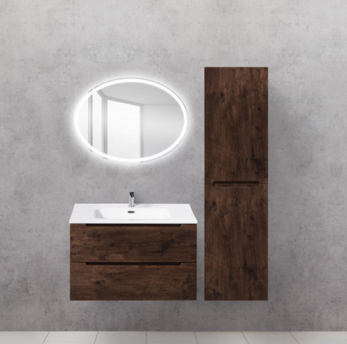 BELBAGNO SPC-VST-600-800-LED Зеркало с встроенным светильником и кнопочным выключателем, 12W, 220-240V,600x30x800 