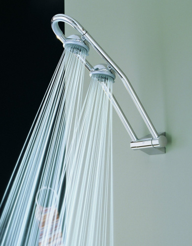Душевой гарнитур Grohe Freehander (Фрихендер) 27005000 для настенного монтажа с двумя поворотными душевыми лейками