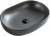 Раковина накладная керамическая, серая матовая, BelBagno BB1084, BB1084-H311