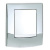 Панель TECE Ambia Urinal 9 242 126, хром глянцевый