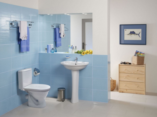 Унитаз компакт Santek Алькор 1.WH30.2.140 крышка стандарт