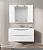 Зеркальный шкаф BELBAGNO MARINO-SPC-1200/750-2A-BL-P подвесной с двумя распашными дверцами с доводчиками, с подсветкой Bianco Lucido 