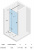 Душевая дверь в проем Riho Scandic Mistral M-104 GX0070302L 120*200 см, левая