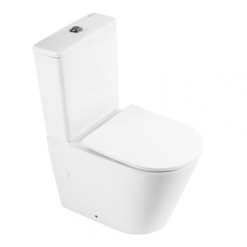 Чаша унитаза безободкового с горизонтальным выпуском P-Trape BelBagno, серия FLAY-R Новинка 2020