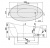 Ванна акриловая Villeroy&Boch Aveo UBQ194AVE9T1V-96, 190x95 см, star white, бесшовная