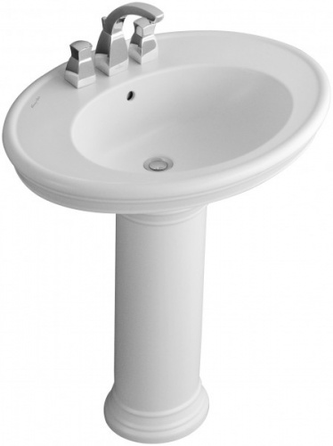 Раковина Villeroy&Boch Amadea 7185 75R1, 75 x 57 см, с 1 отверстием под смеситель