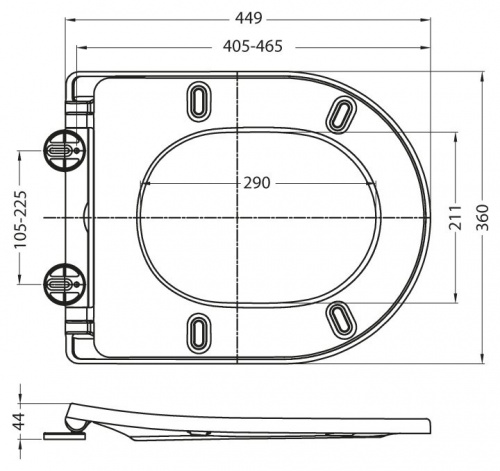Унитаз подвесной BelBagno Vella BB829CH