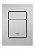 Кнопка для инсталляции Grohe Skate Cosmopolitan S 37 535 P00, вертикальная, матовый хром