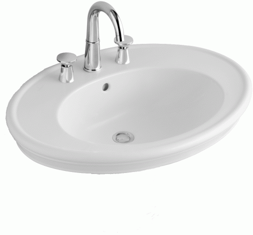 Раковина Villeroy&Boch Amadea 7185 75R1, 75 x 57 см, с 1 отверстием под смеситель