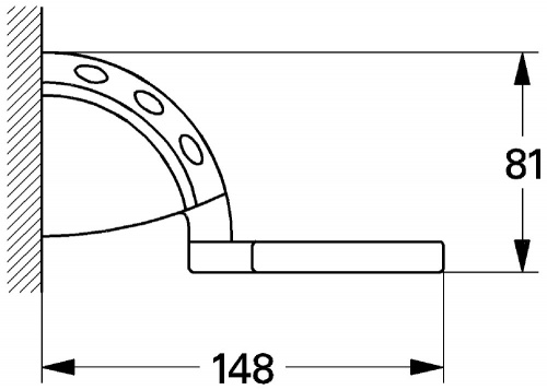 Держатель стакана Grohe Sentosa 40223000