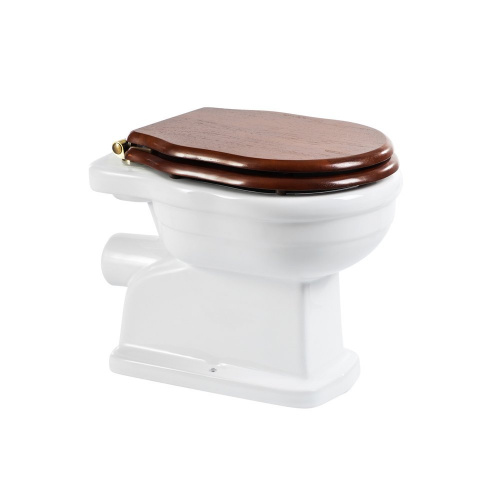 Унитаз приставной с горизонтальным выпуском BelBagno Boheme BB115CB