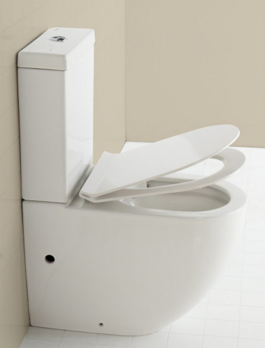 Чаша унитаза безободкового с горизонтальным выпуском P-Trape BelBagno, серия SFERA-R Новинка 2020