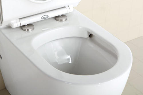 Чаша унитаза безободкового с горизонтальным выпуском P-Trape BelBagno, серия SFERA-R Новинка 2020