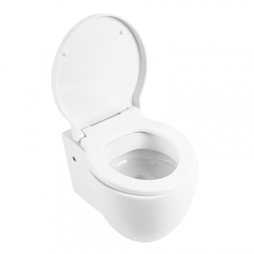Сиденье быстросъемное, дюропласт, soft close, металлическое крепление , BB122SC