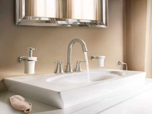 Дозатор для жидкого мыла Grohe Grandera 40627IG0, хром/золото
