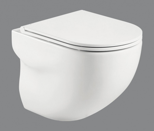 Унитаз подвесной BelBagno Onda BB066CHR, безободковый