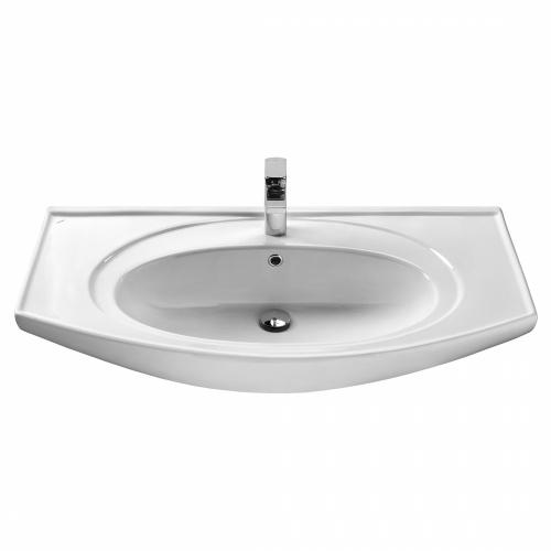 Раковина Santek Энигма100, 1WH207777, 99.5.3 x 51.5 см, фарфор, белая