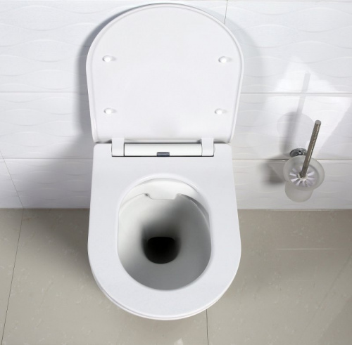 Унитаз подвесной BelBagno Flay-R BB506CH, безободковый