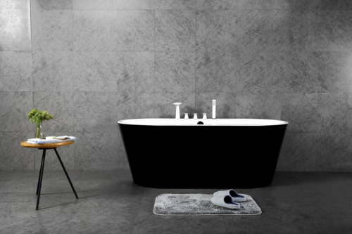 Ванна акриловая BelBagno BB200-1700-800-NERO, 170x80 см, цвет черный