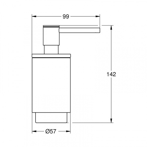 Дозатор жидкого мыла Grohe Selection 41028DC0, суперсталь