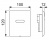 Кнопка смыва TECE Planus Urinal 220/12 V 9242352, сатин, нержавеющая сталь
