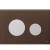 Лицевая панель TECE Loop Modular 9 240 678, кофейная