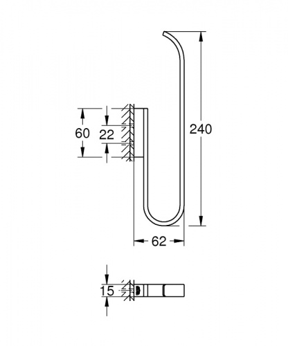 Держатель для запасных рулонов Grohe Selection 41067GL0, золото глянец