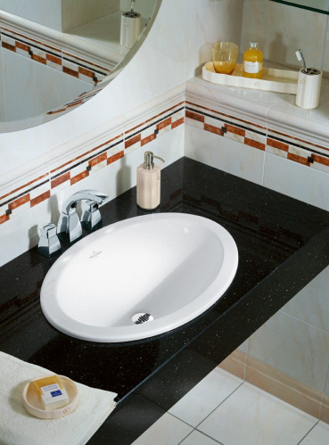 Раковина Villeroy&Boch Loop&Friends 6155 0001, врезная сверху, 45*32 см