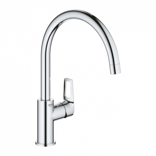 Смеситель Grohe BauLoop 31232001 для кухонной мойки, высокий излив