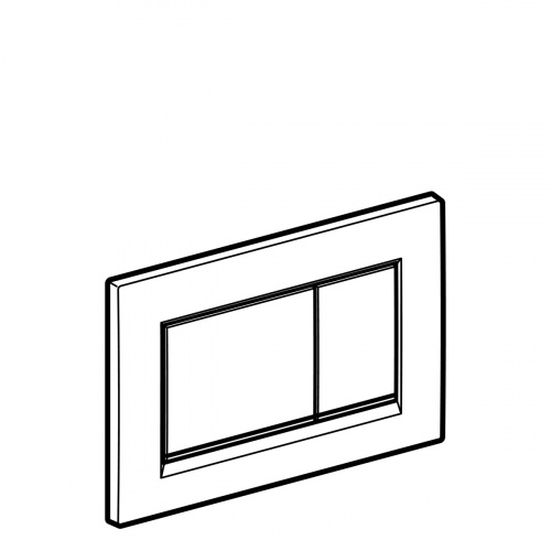 Смывная клавиша Geberit Sigma30, двойной смыв