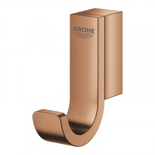 Крючок одинарный Grohe Selection 41039DL0, розовая бронза матовая