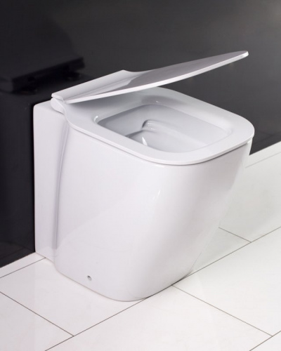Унитаз приставной BelBagno Aldina BB114CB, безободковый
