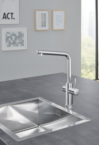 Смеситель Grohe Red II Duo 30327001 для кухонной мойки, с водонагревателем