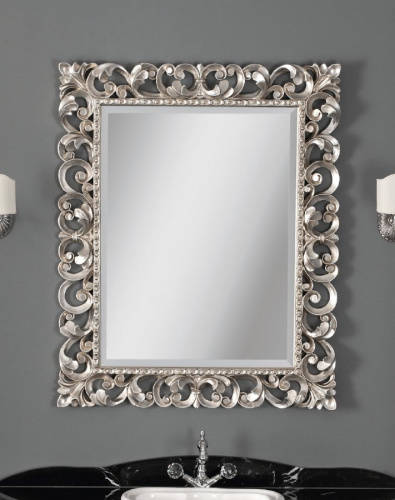 Зеркало 870x30x1070, CEZARES art.670 , исполнение: Foglia Oro 
