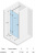 Душевая дверь в проем Riho Scandic Mistral M-104 GX0040201 80*200 см, левая