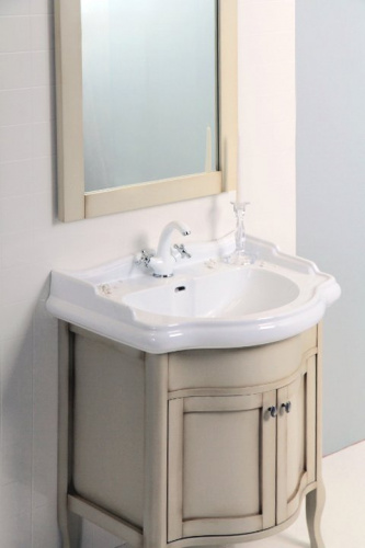  Зеркало 65x110, CEZARES LORENZO, вариант отделки:  02, выкрас: Ciliegio Anticato