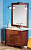  Зеркало,80x90, CEZARES ALICANTE, вариант отделки:  04, выкрас: Decorato Celeste Crema