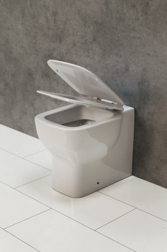 Унитаз BelBagno Vaso P-trap BB127CB , приставной