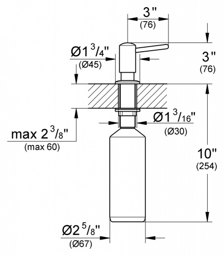 Дозатор жидкого мыла Grohe Contemporary 40536000, хром